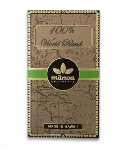 Manoa 100%-os étcsokoládé válogatott kakaóból